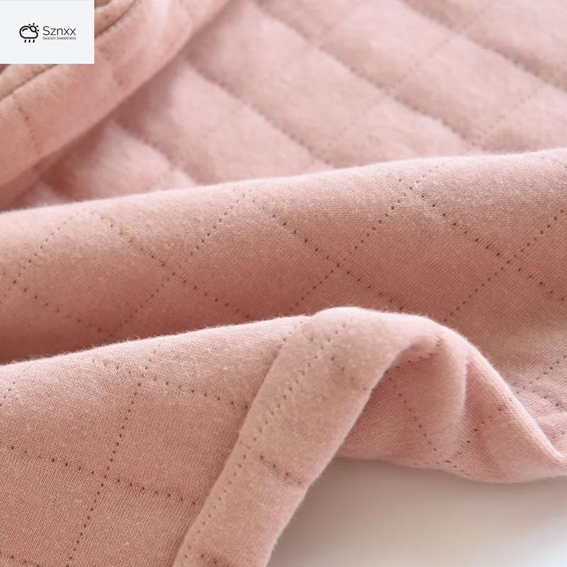 Cozy Thickened Cotton Couple Pajama Long Sleeve Set