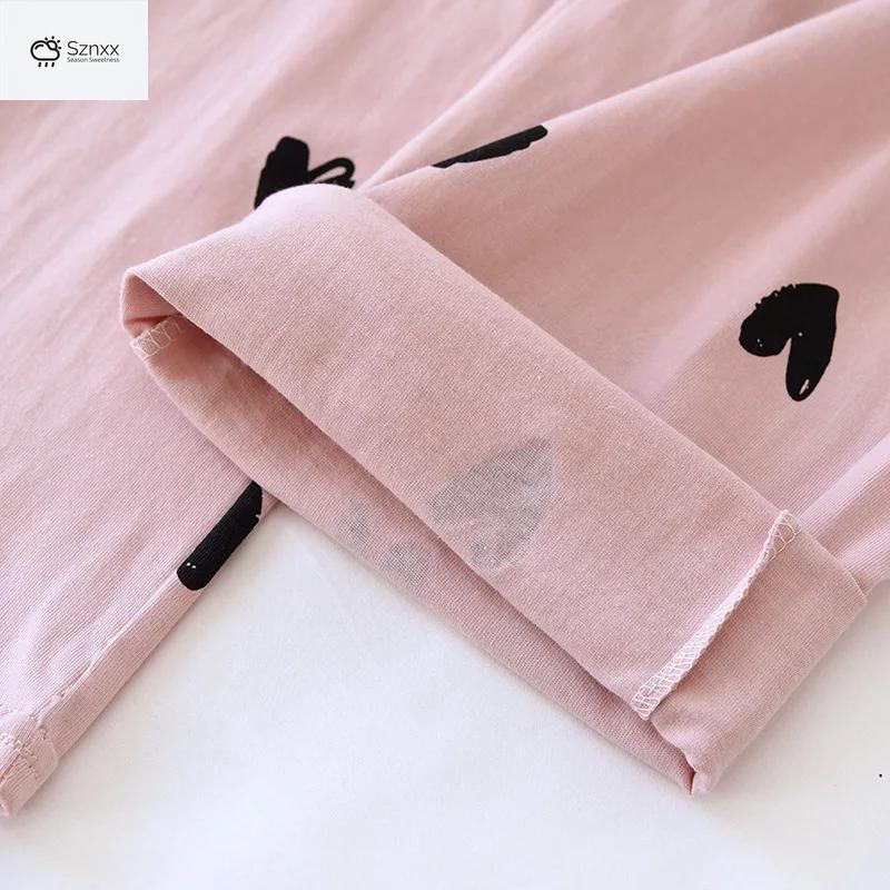 Soft Cotton Knit Lounge Pants With Straight Leg