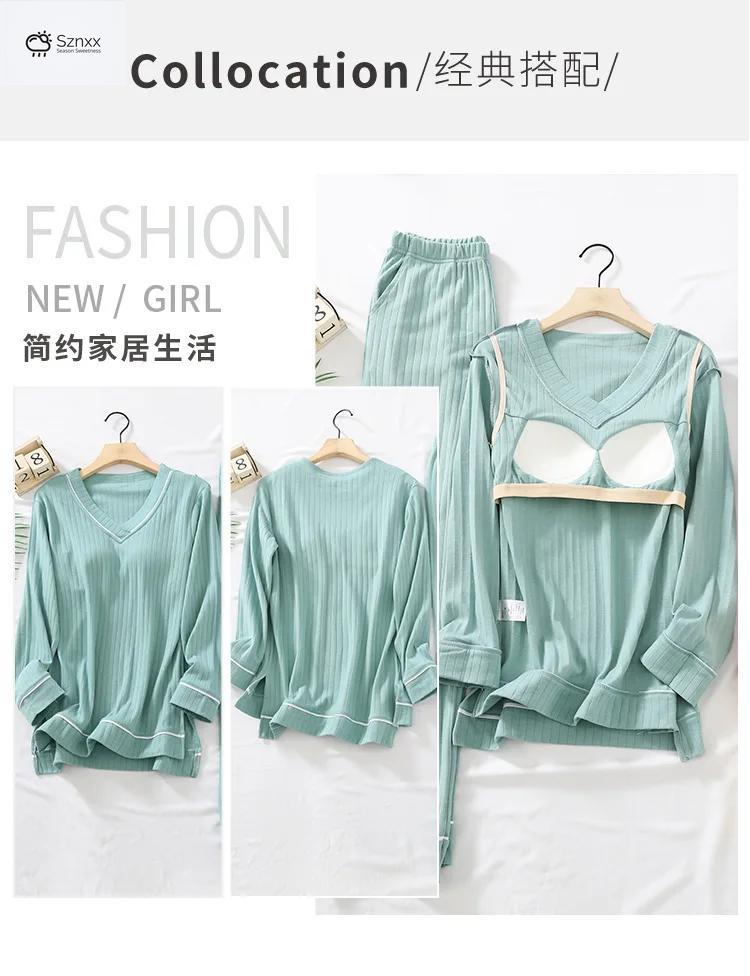Soft Knit Cotton Pajama Set With Relaxed Fit