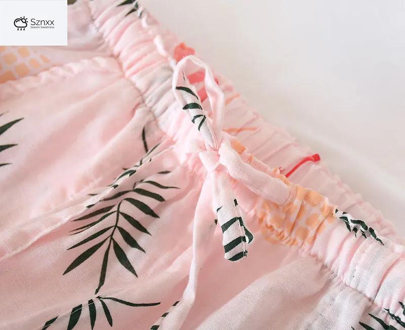 Breathable Loose Cotton Summer Lounge Trousers