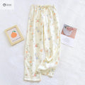 Women’s Lightweight Cotton Gauze Sleep Pants Set