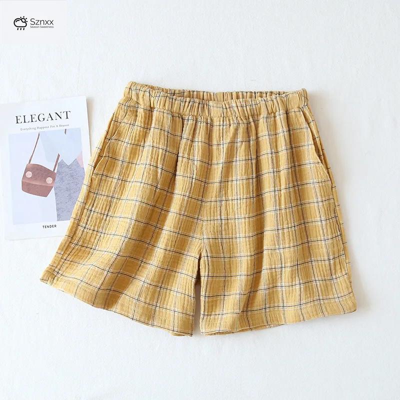 Mens Cotton Crepe Lounge Shorts Plus Size