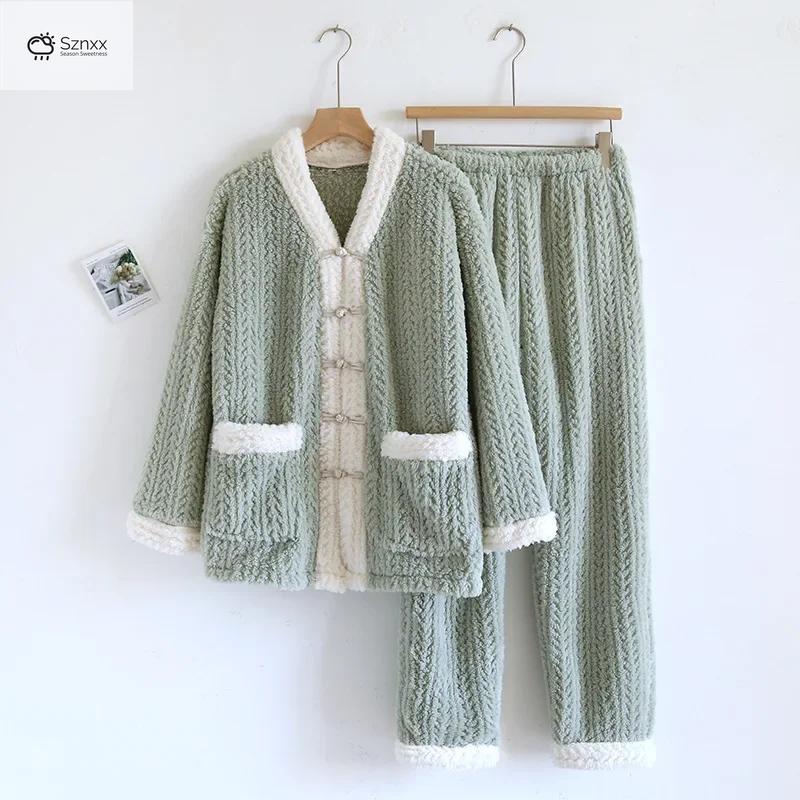 Cozy Cactus Flannel Pajama Set For Women
