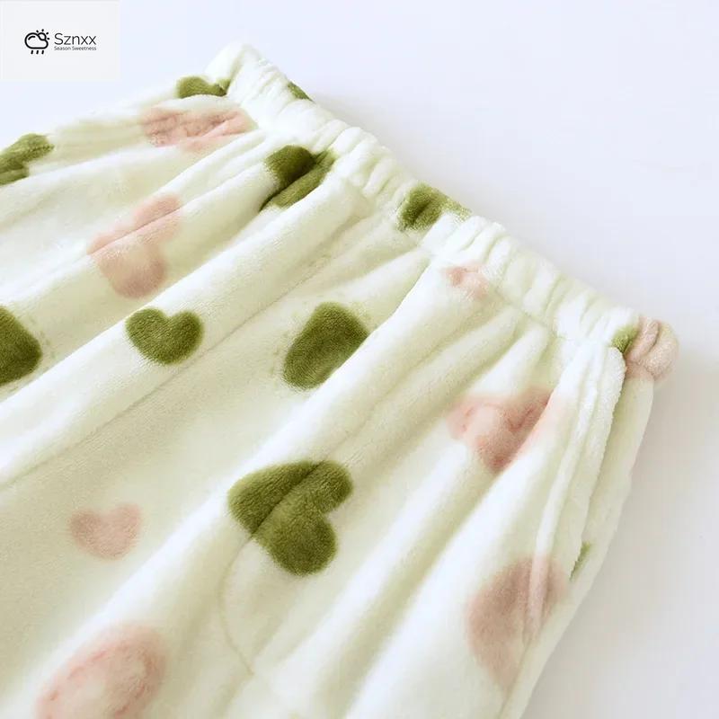 Cozy Cartoon Flannel Lounge Pajama Pants