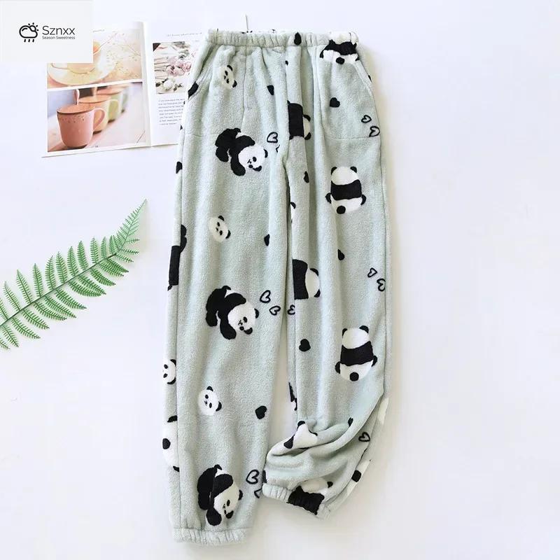 Cozy Cartoon Flannel Lounge Pajama Pants