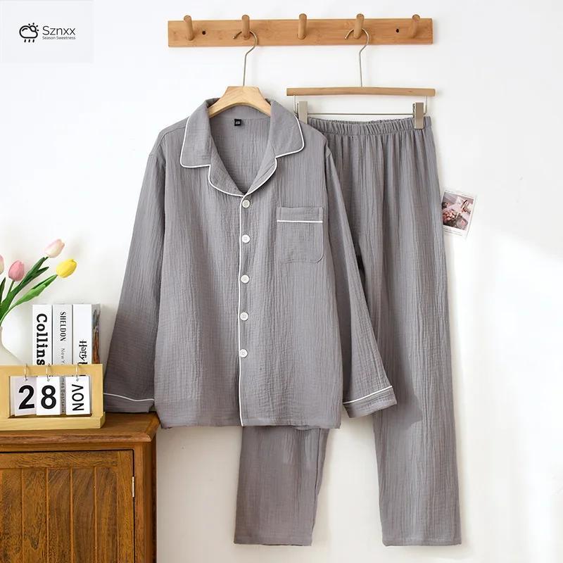 Soft Crepe Cotton Couple Pajama Set