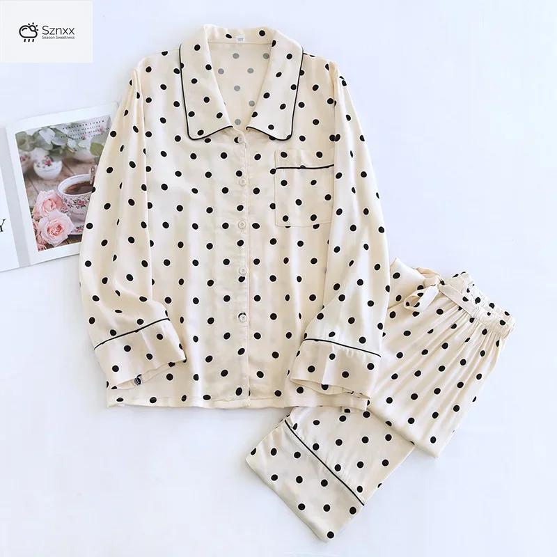 Soft Viscose Long-sleeve Pajama Lounge Set