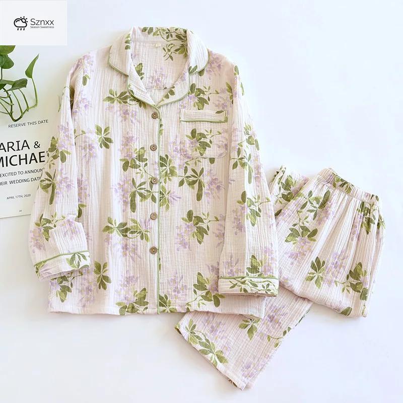 Soft Cotton Crepe Love Print Pajama Set