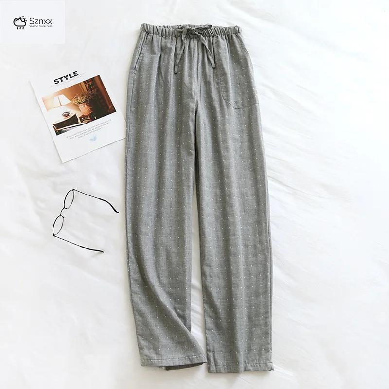 Ultra-soft Double Gauze Lounge Pants For Couples