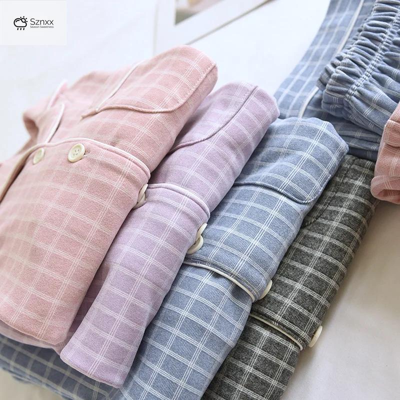 Cozy Checkered Couple’s Loungewear For Cold Seasons