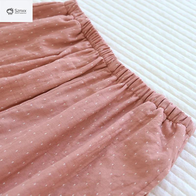 Soft Cotton Long-sleeve Pajama Set For Women