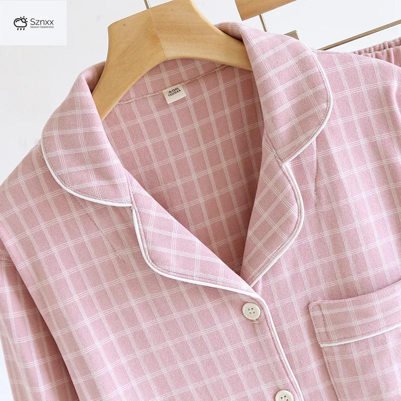 Cozy Checkered Couple’s Loungewear For Cold Seasons