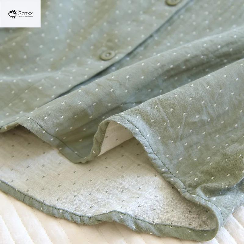 Soft Cotton Long-sleeve Pajama Set For Women