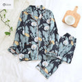 Loose Dandelion Viscose Pajama Set For Women