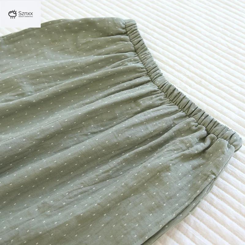 Soft Cotton Long-sleeve Pajama Set For Women