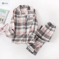 Soft Cotton Gauze Couple Pajama Set Plus Size