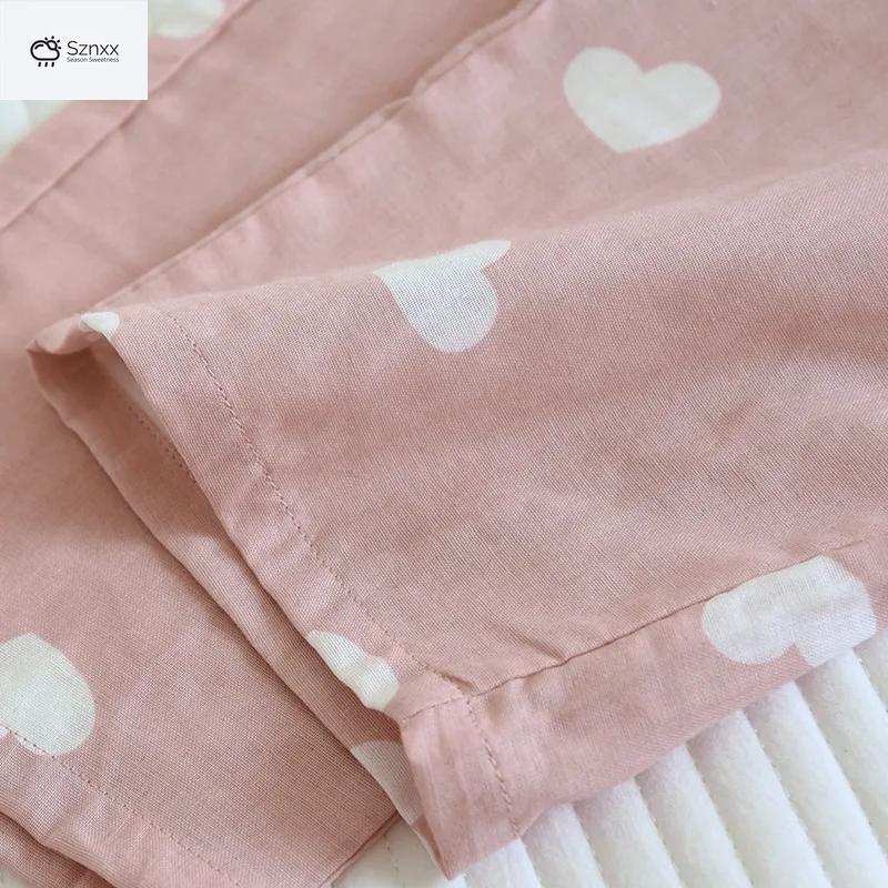 Soft Cotton Long-sleeve Pajama Set For Women