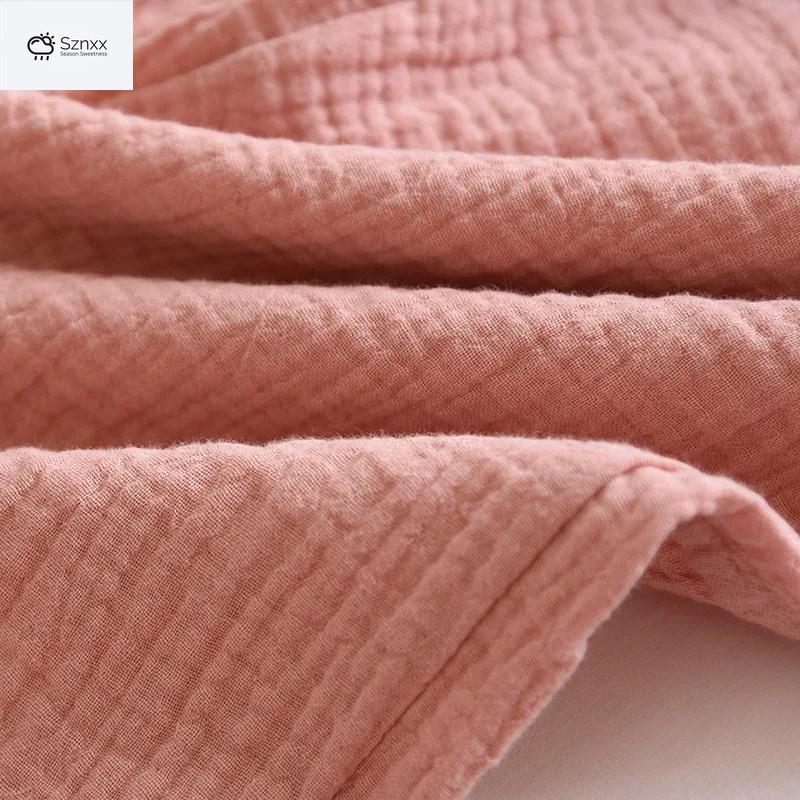 Couple’s Crepe Cotton Long-sleeve Pajama Set