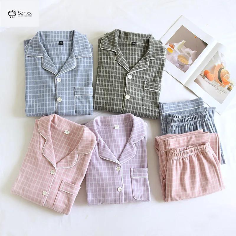 Cozy Checkered Couple’s Loungewear For Cold Seasons