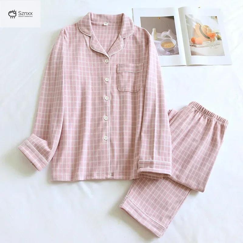Cozy Checkered Couple’s Loungewear For Cold Seasons
