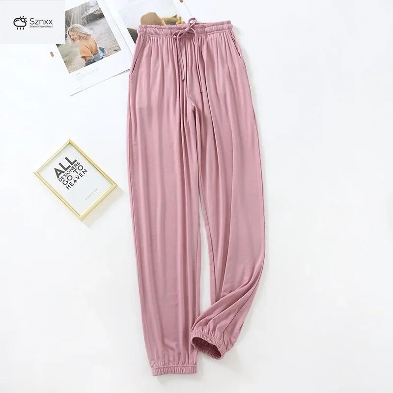 Modal Blend Loose Fit Summer Lounge Pants