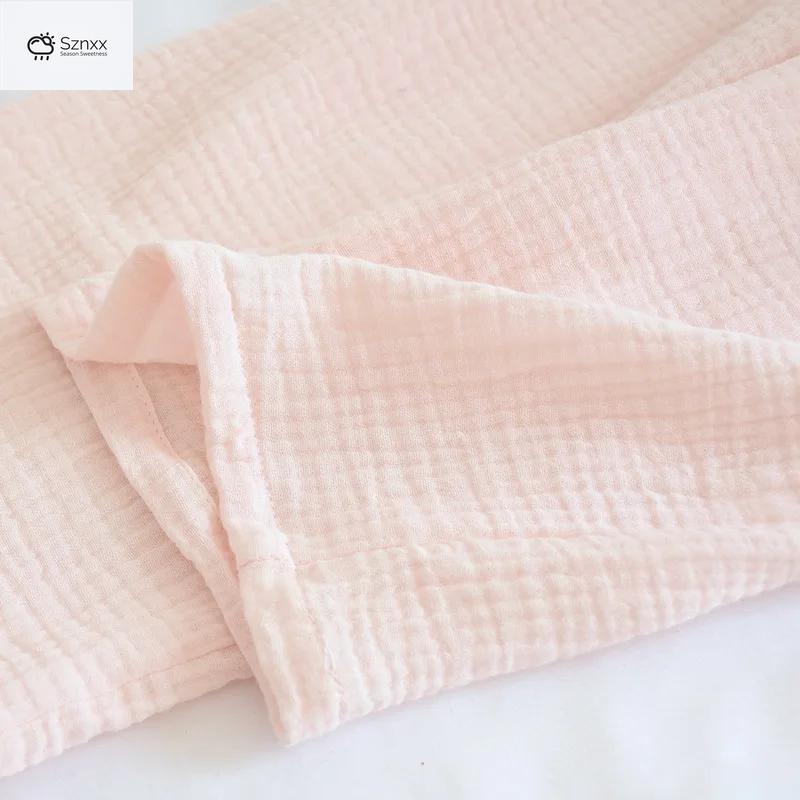 Japanese Cotton Crepe Kimono Pajama Two-piece Set
