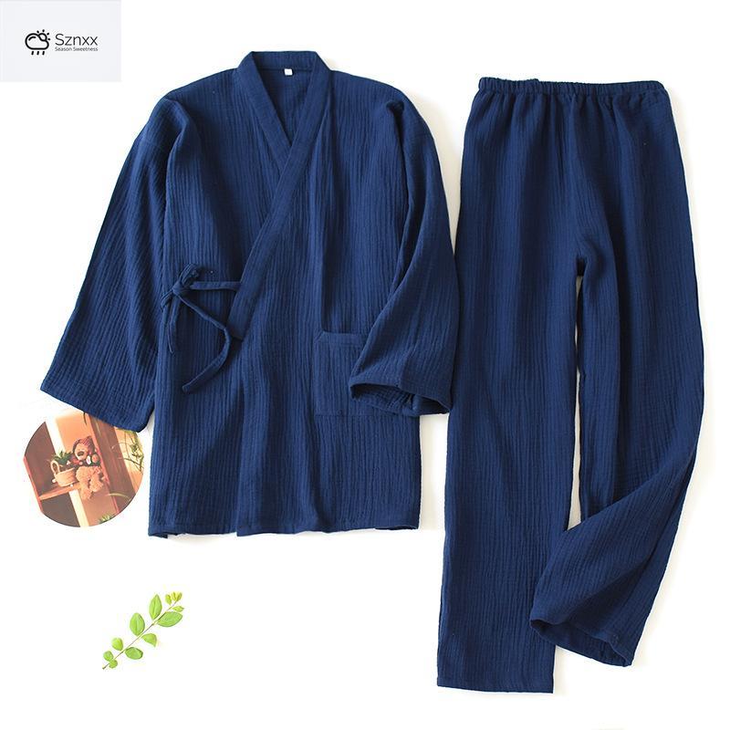 Japanese Cotton Couple Yukata Pajama Set