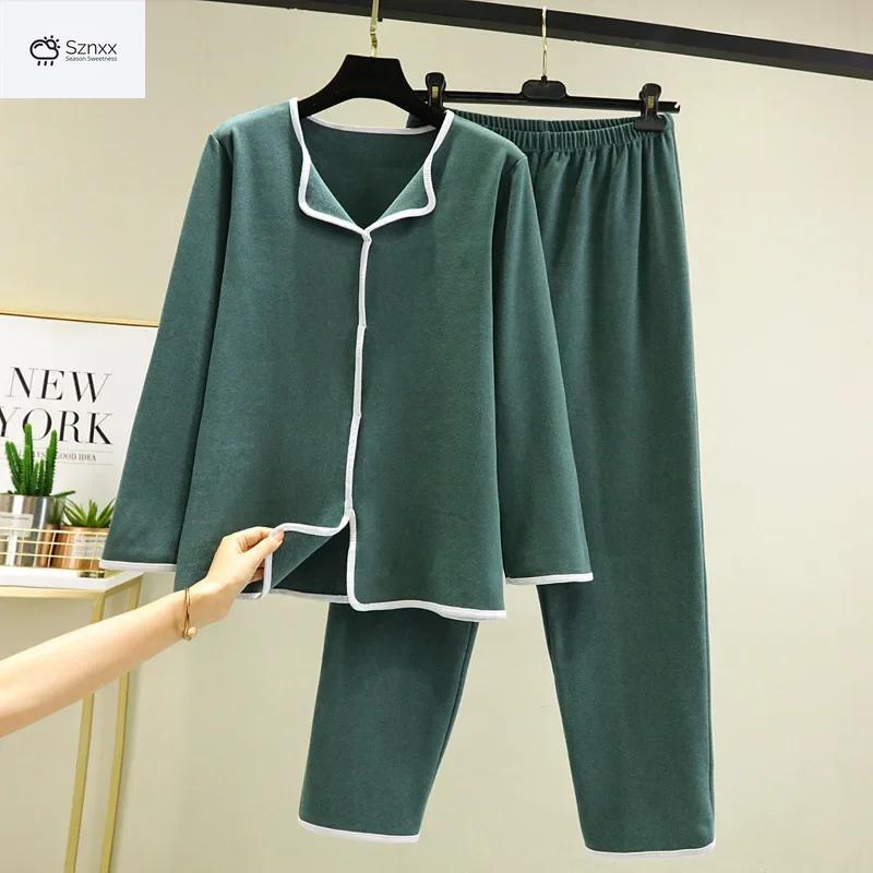 Cozy Double-sided Fleece Long Sleeve Pajama Set