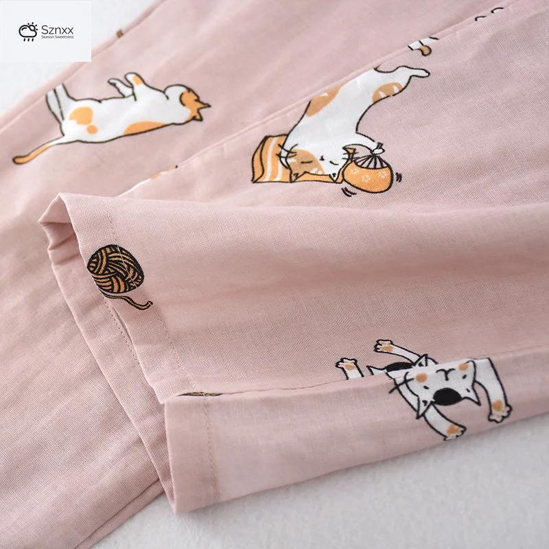 Cozy Cotton Gauze Couples Lounge Pajama Set