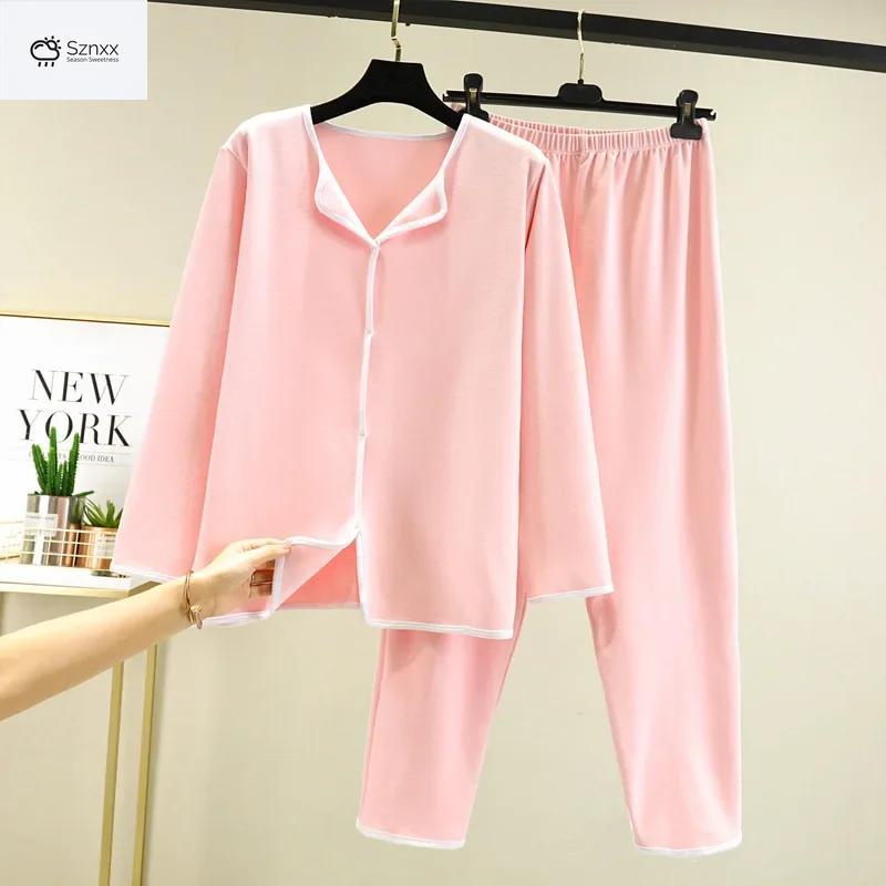 Cozy Double-sided Fleece Long Sleeve Pajama Set