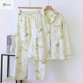 Womens Cotton Crepe Loose Pajama Set