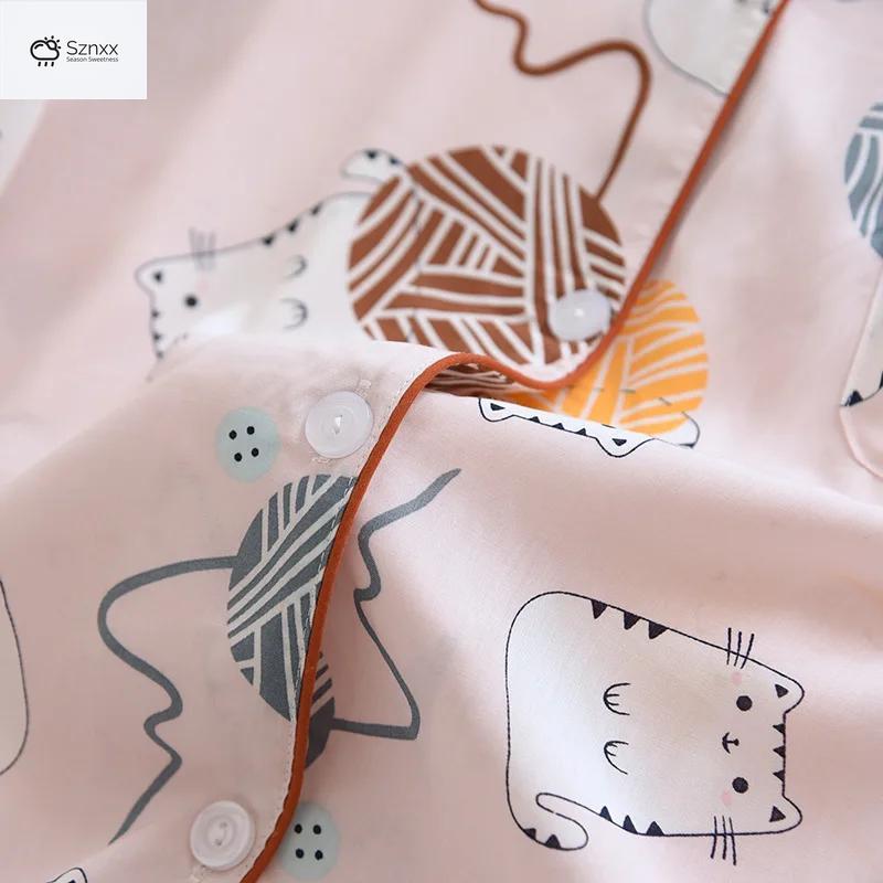 Soft Viscose Long-sleeve Geometric Pajama Set
