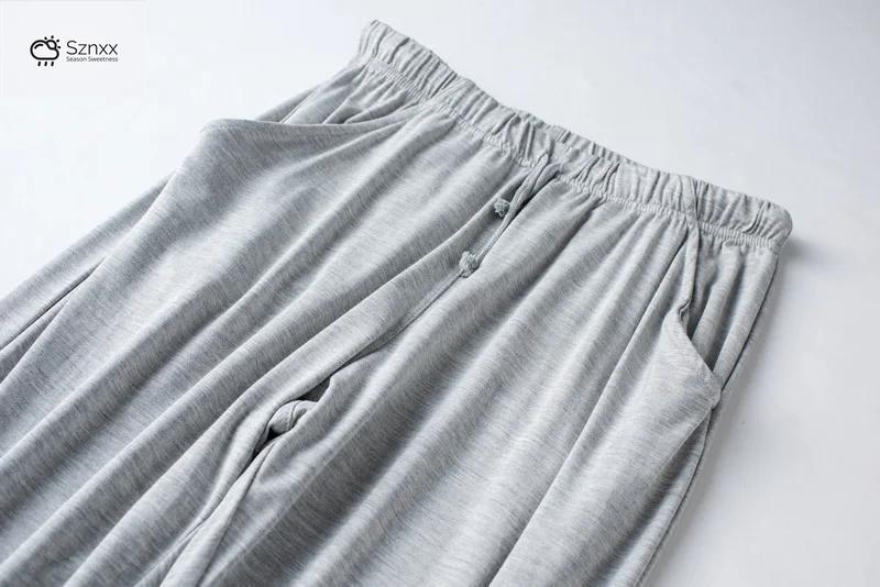 Womens Modal Short-sleeve Pajama Set Lightweight Breathable