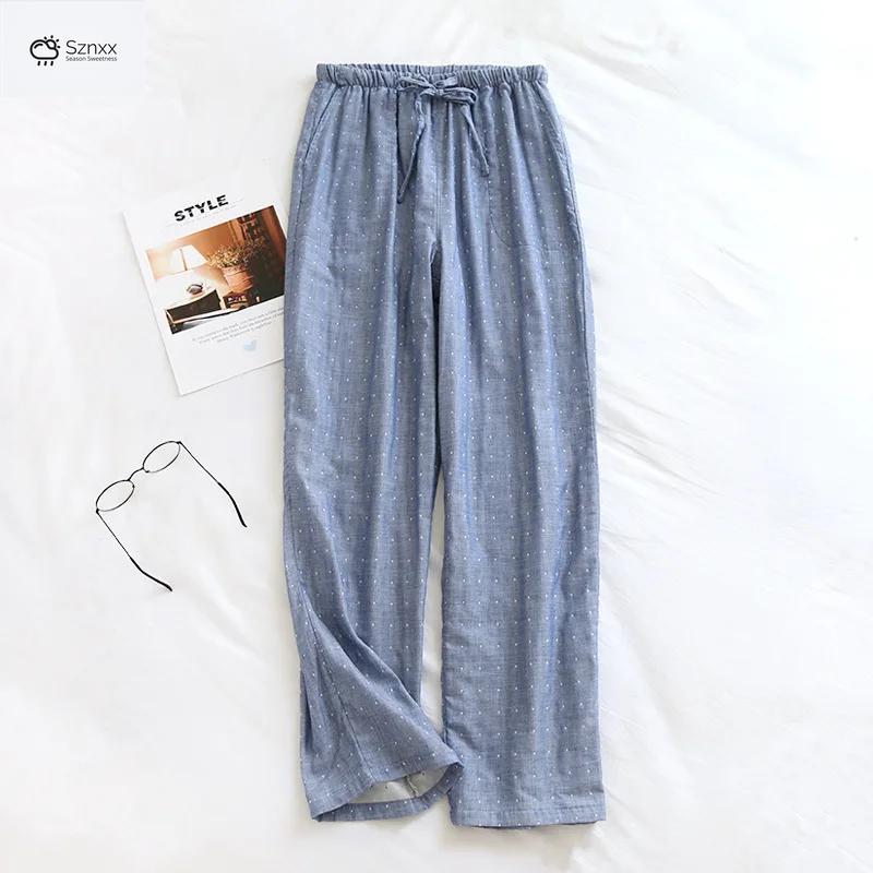 Ultra-soft Double Gauze Lounge Pants For Couples