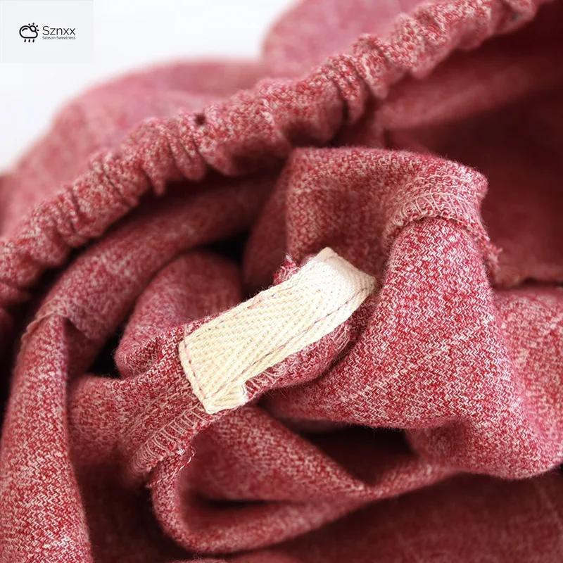 Brushed Cotton Loose Pajama Trousers For Couples