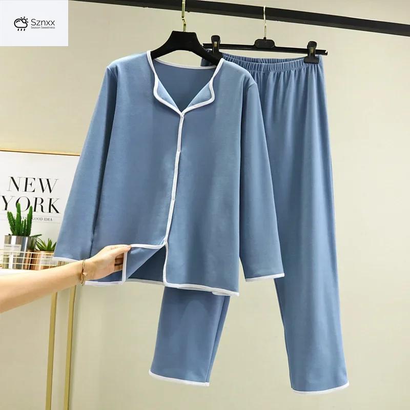 Cozy Double-sided Fleece Long Sleeve Pajama Set