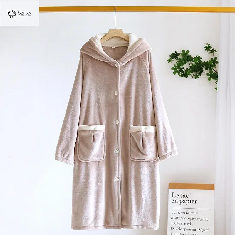 Cozy Coral Velvet Flannel Couples Pajama Set