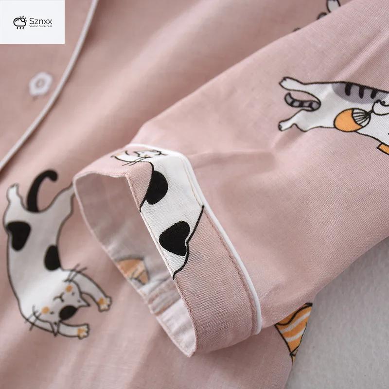 Cozy Cotton Gauze Couples Lounge Pajama Set