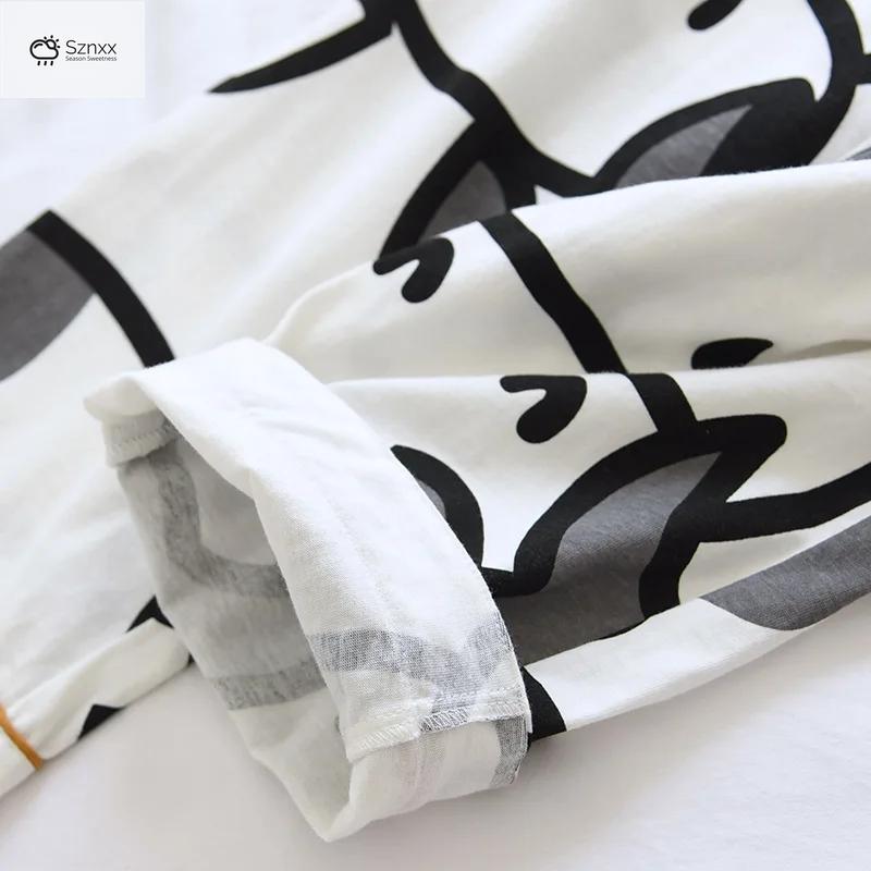 Soft Cotton Knit Couples Pajama Set