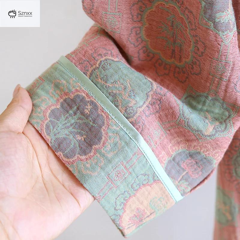 Womens Jacquard Cotton Summer Sleep Skirt