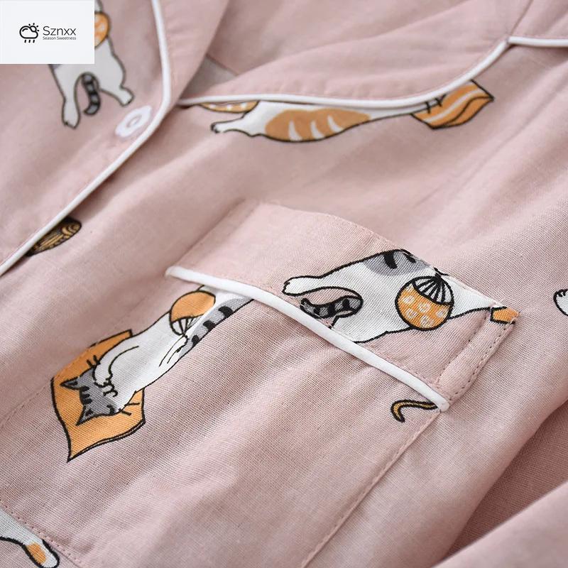 Cozy Cotton Gauze Couples Lounge Pajama Set