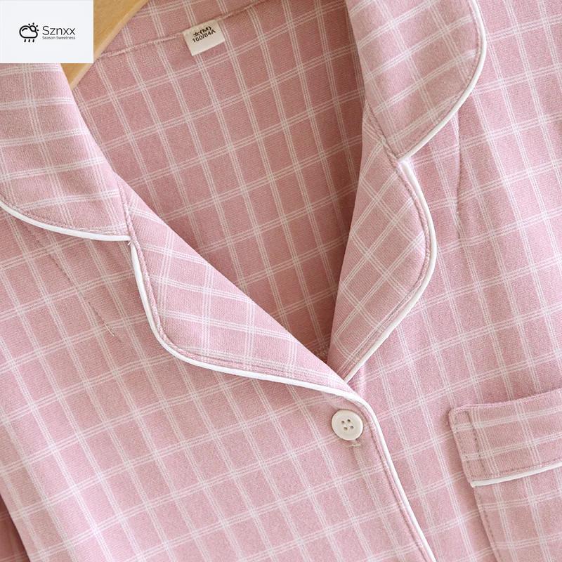 Cozy Checkered Couple’s Loungewear For Cold Seasons