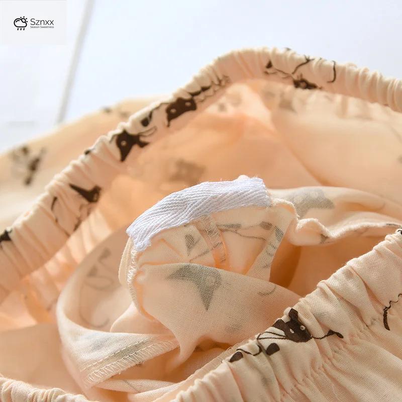 Ultra-soft Cotton Gauze Loose Sleepwear Pants