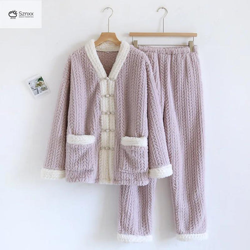 Cozy Cactus Flannel Pajama Set For Women