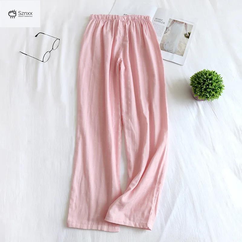 Ultra-soft Double Gauze Lounge Pants For Couples