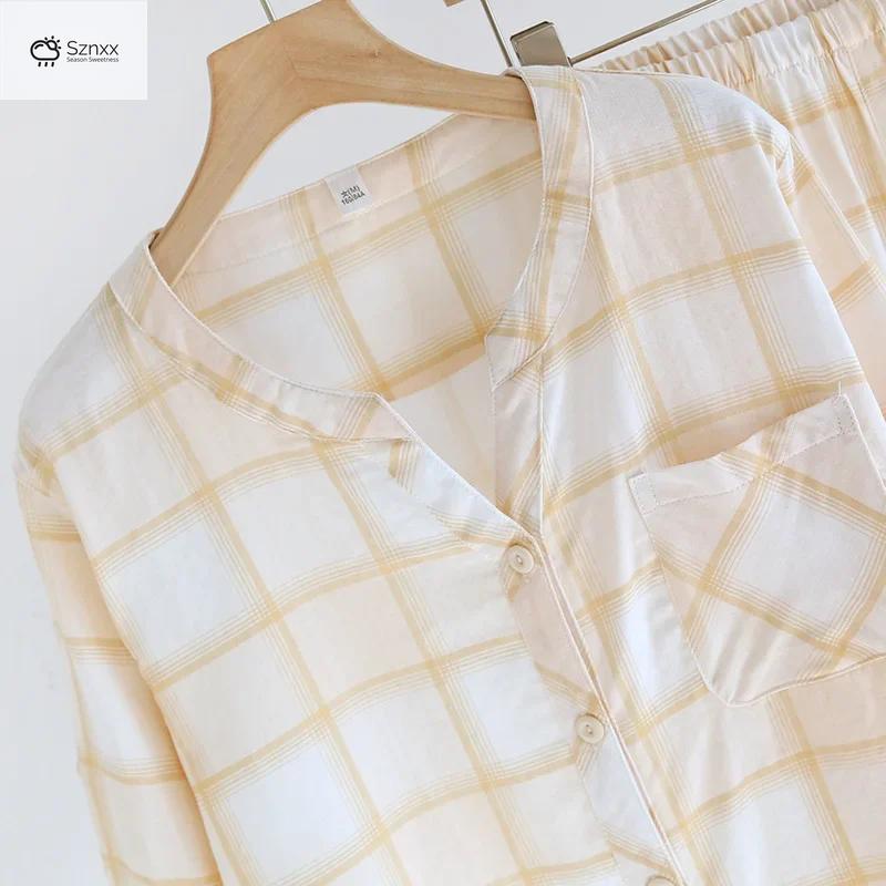 Japanese Cotton Gauze Lounge Pajama Set