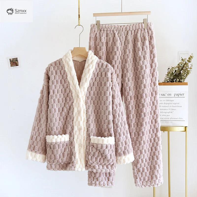 Cozy Cactus Flannel Pajama Set For Women
