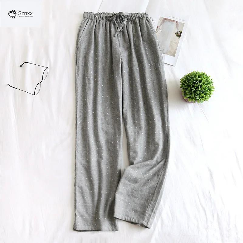 Ultra-soft Double Gauze Lounge Pants For Couples