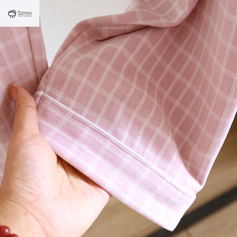 Cozy Checkered Couple’s Loungewear For Cold Seasons