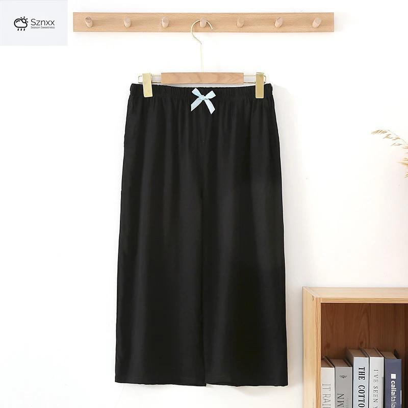 Soft Viscose Blend Womens Casual Capri Lounge Pants